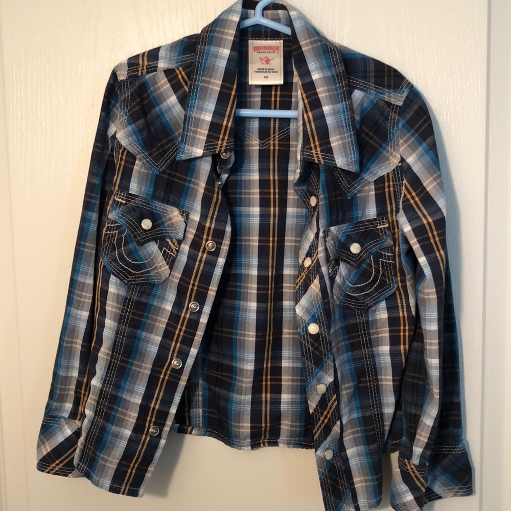 Toddler boys XS True Religion button down
